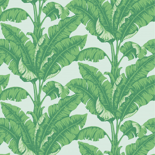 LA HAVANE – Tapet Nobilis cu frunze de bananier, stil tropical vintage