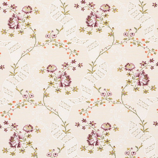 SISSI – Țesătură brocart clasic cu model floral imperial