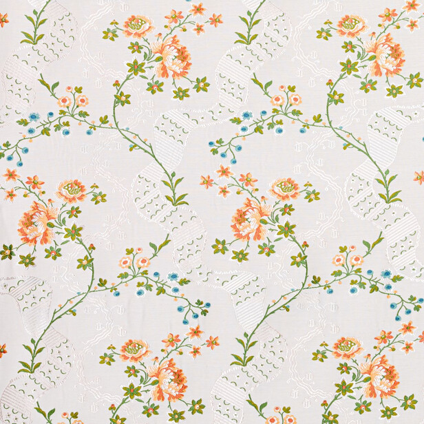 SISSI – Țesătură brocart clasic cu model floral imperial