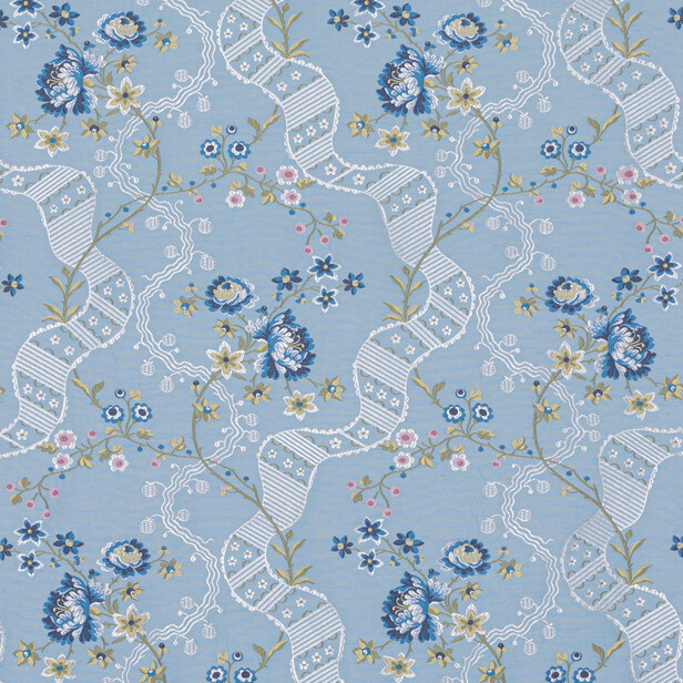 SISSI – Țesătură brocart clasic cu model floral imperial