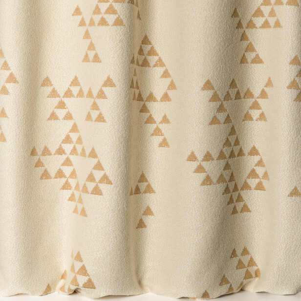 PYRAMIDES – țesătură bouclé din lână și vâscoză cu motive geometrice subtile