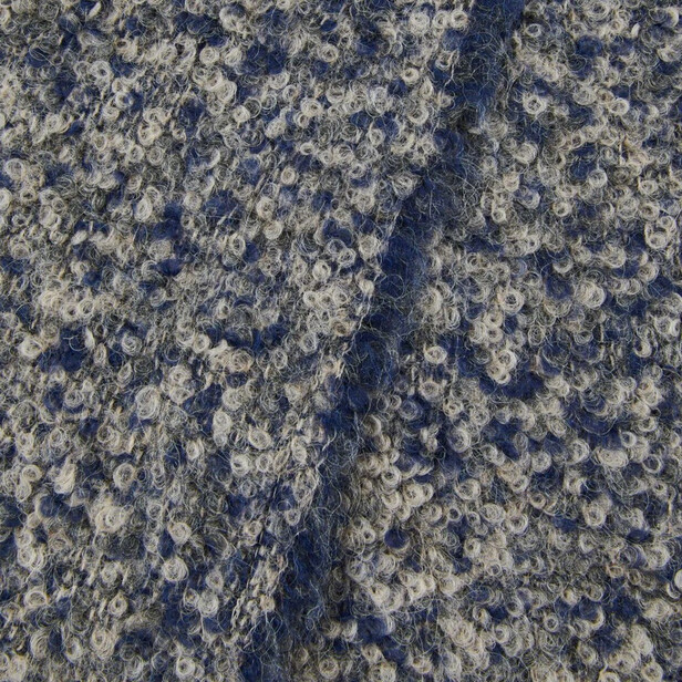 BOGOTÁ BLUE – Pătură de Lux din Alpaca Bouclé