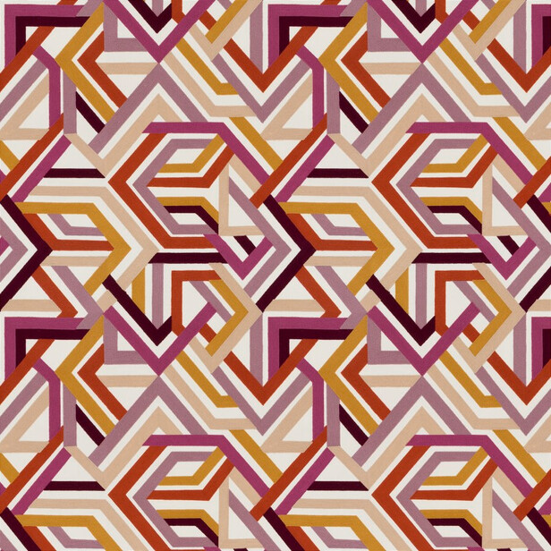 EDGE OF HEAVEN – Draperie brodată cu motive geometrice