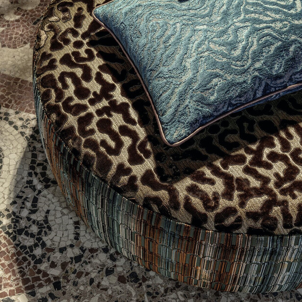 TALISMAN – Țesătură premium din catifea tăiată cu forme organice