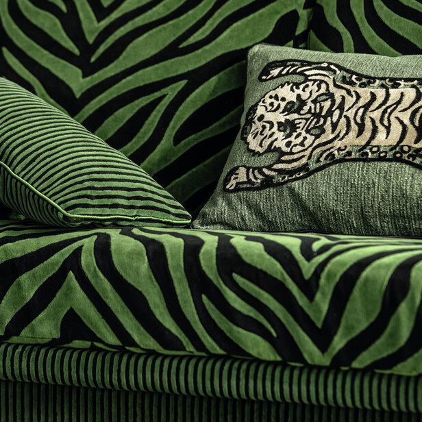 WILD KISS – Tapițerie premium din catifea cu imprimeu artistic