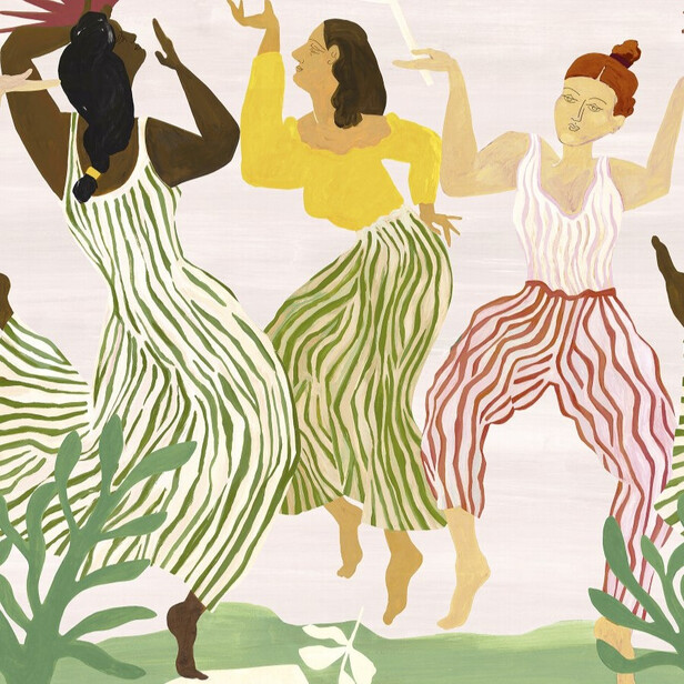 FAMOUS FRIENDS – Tapet cu motive africane exotice și energie vibrantă