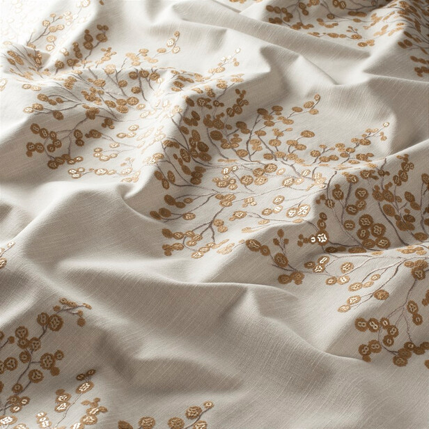 WINTER BLOSSOM – Perdea Rafinată Din Bumbac Și Poliester Cu Broderie Elegantă