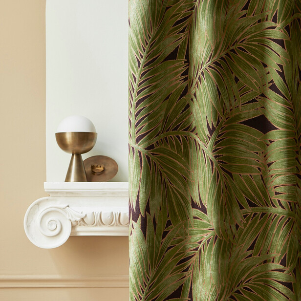 VELOURS CYCAS – catifea imprimată cu motive vegetale de palmieri