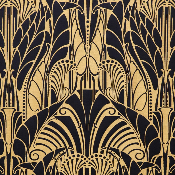 VITRAIL – țesătură din in și mătase cu inspirație Art Nouveau & Art Deco