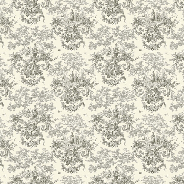 BEAUX JOURS – Tapet toile de Jouy pe suport non-woven