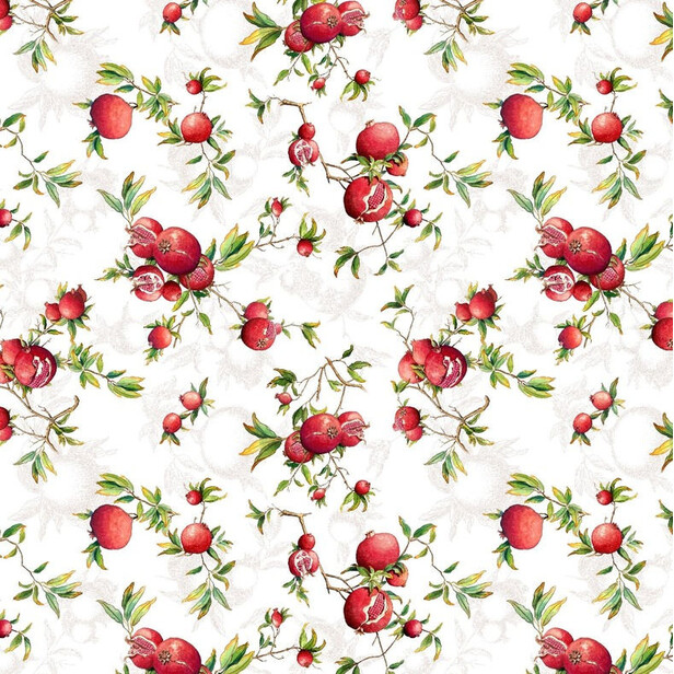 ZAKURO – Față de masă cu rodii, Tessitura Toscana Telerie