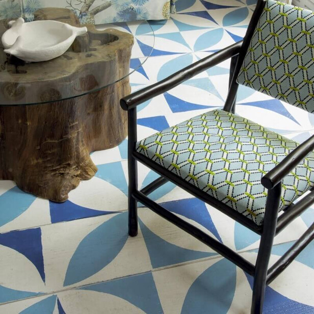 GUINGUETTE – țesătură jacquard cu romburi inspirată din cafenelele pariziene