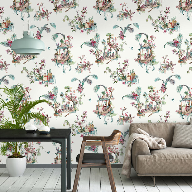 TOILE CHINOISE – Tapet Exotic de Lux Nina Campbell