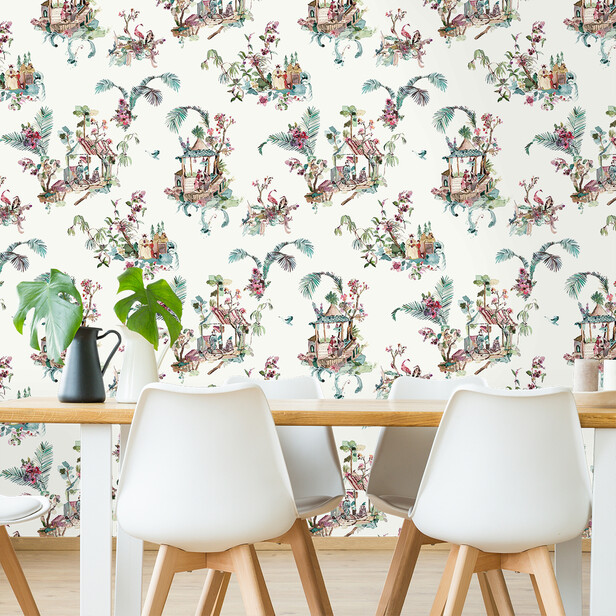 TOILE CHINOISE – Tapet Exotic de Lux Nina Campbell