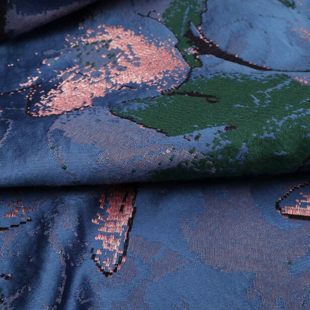 VALENTINA SATIN – Țesătură Decorativă Florală Romantică De La Nobilis