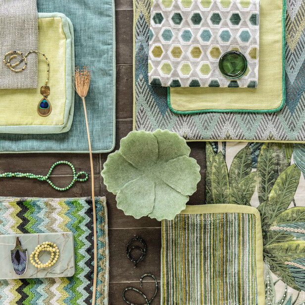 LUCKY STRIPE – Tapițerie cu dungi colorate, chenille