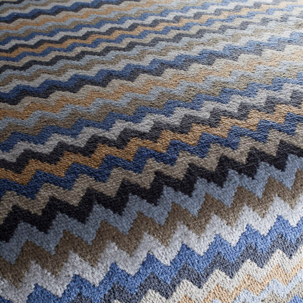 MOOD BOOSTER - Tapiterie cu motive bargello