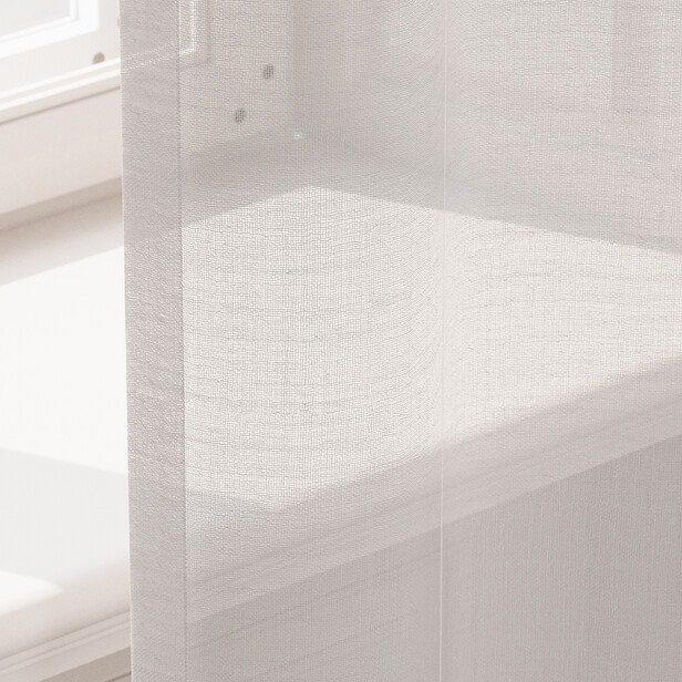 LEVINO – Țesătură perdea semi-transparentă cu efect de difuzie a luminii | Lână & Poliester