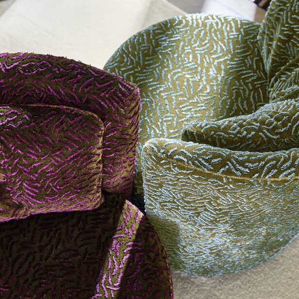 PREMIO – Material de tapițerie velur cu model în relief