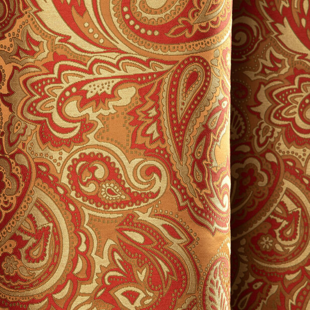 KASHMIR – Țesătură lampas cu motive paisley, eleganță clasică reinterpretată