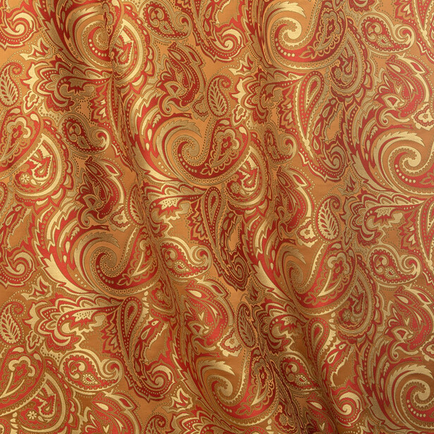 KASHMIR – Țesătură lampas cu motive paisley, eleganță clasică reinterpretată