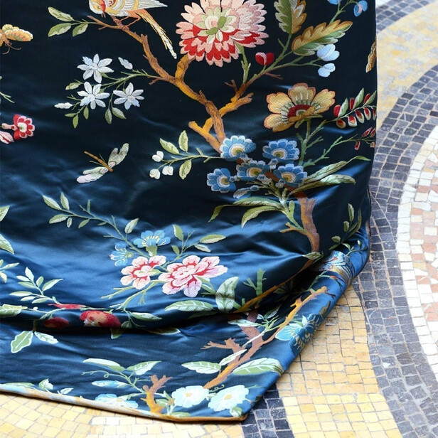 JARDIN D’HIVER – brocart de mătase și vâscoză cu design japonez istoric
