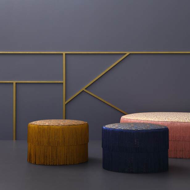 KHAN – țesătură jacquard inspirată de ornamente nepaleze pentru tapițerie elegantă