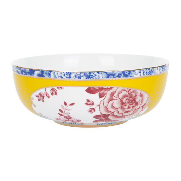 Set 6 boluri multicolore S, decor cu pasari, ROYAL