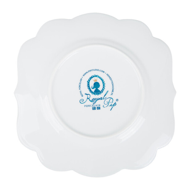 Set 6 farfurii pentru mic dejun, decor floral multicolor ROYAL