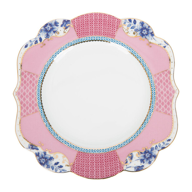 Set 6 farfurii pentru desert, decor floral multicolor ROYAL