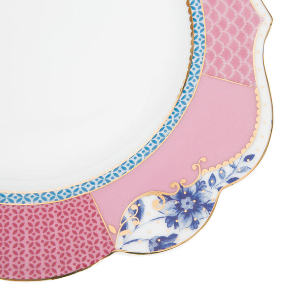 Set 6 farfurii pentru desert, decor floral multicolor ROYAL