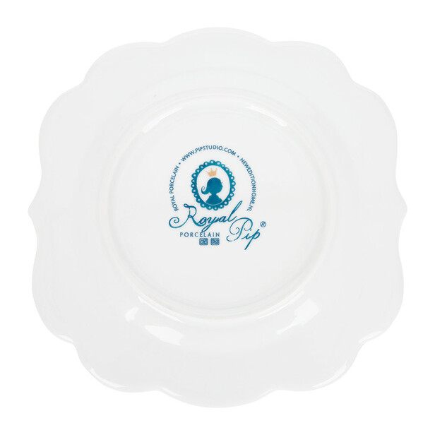 Set 6 farfurii pentru desert, decor floral multicolor ROYAL
