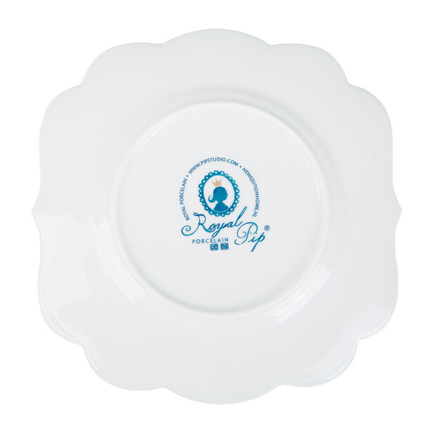 Set 6 farfurii pentru cina, decor floral multicolor ROYAL