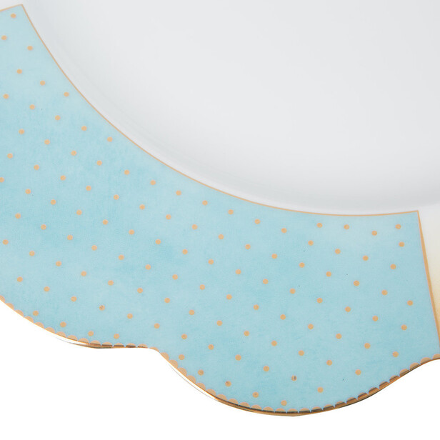 Set 6 farfurii pentru cina, decor floral multicolor ROYAL