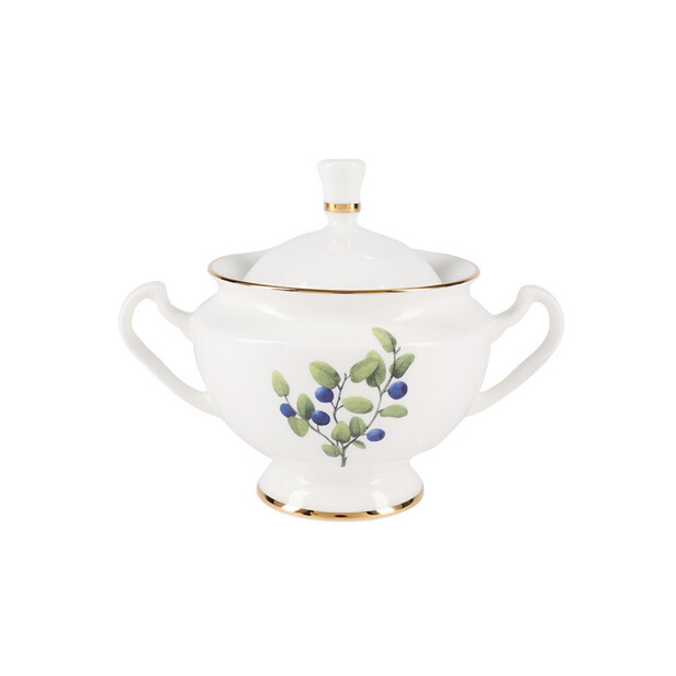 Serviciu de ceai pentru 6 persoane "FLOWERS AND BERRIES" by Imperial Porcelain Manufactory