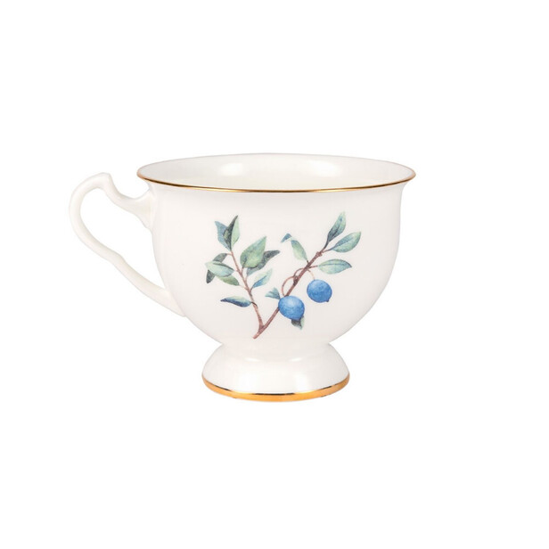 Serviciu de ceai pentru 6 persoane "FLOWERS AND BERRIES" by Imperial Porcelain Manufactory