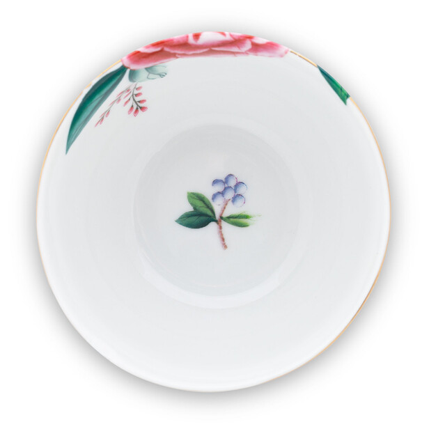 Set 6 boluri diam. 9.5 CM BLUSHING BIRDS white