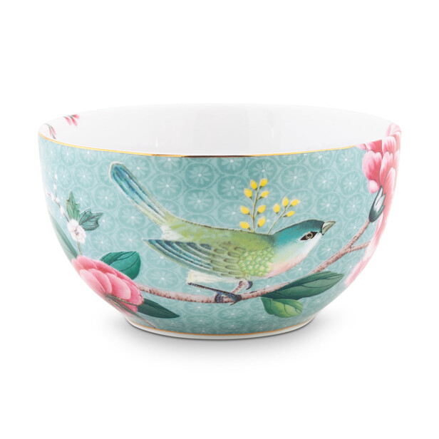 Set 6 boluri diam. 12 CM BLUSHING BIRDS blue