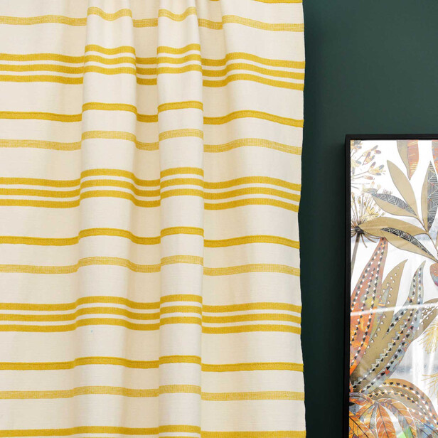 MARINA – Țesătură din in cu dungi bayadère, stil rustic, de la Lelièvre