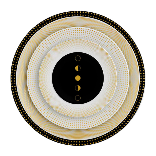 Farfurie pentru prezentare AUREOLE CLAIR DE LUNE