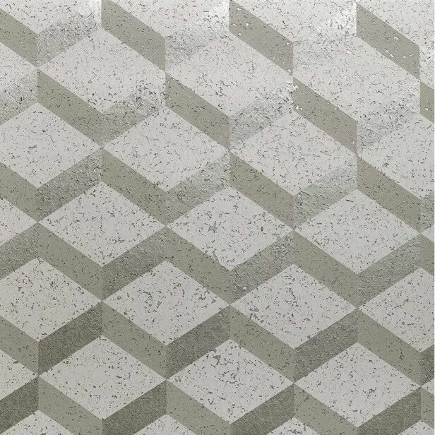 CORK SQUARE – Tapet Nobilis din plută 3D, stil Art Deco