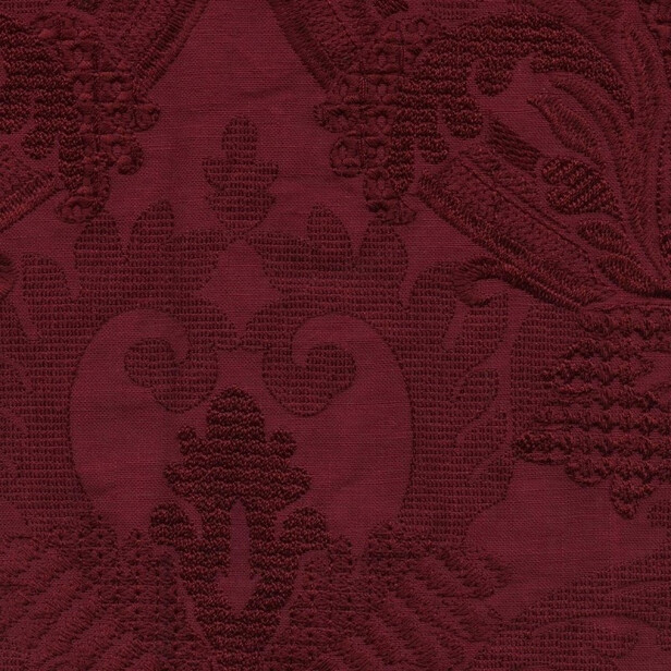 GALLIERA – Țesătură brodată pe in, cu aspect de dantelă, pentru draperii elegante