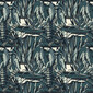 AGAVES – Țesătură decorativă din bumbac cu plante exotice, by Nobilis