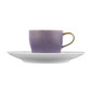 Ceasca pentru espresso cu farfurie AUREOLE CLAIR DE LUNE
