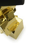PYRITE - Lampa mare de masa cu bază din ceramică aurie și abajur din mătase neagră