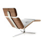 Sezlong din piele alba ARMADILLO 7 - design Rainer Bachschmid