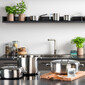 STILE – Cratiță din inox 24 cm cu capac by Pininfarina