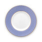 Set 6 farfurii 17 cm. pentru desert Royal Blue Stripes