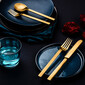 STILE ORO by Pininfarina – Furculiță pentru desert din inox auriu, eleganță pură și design italian atemporal
