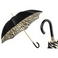 BLACK TIGER-STRIPED – Umbrelă damă neagră cu imprimeu tigru